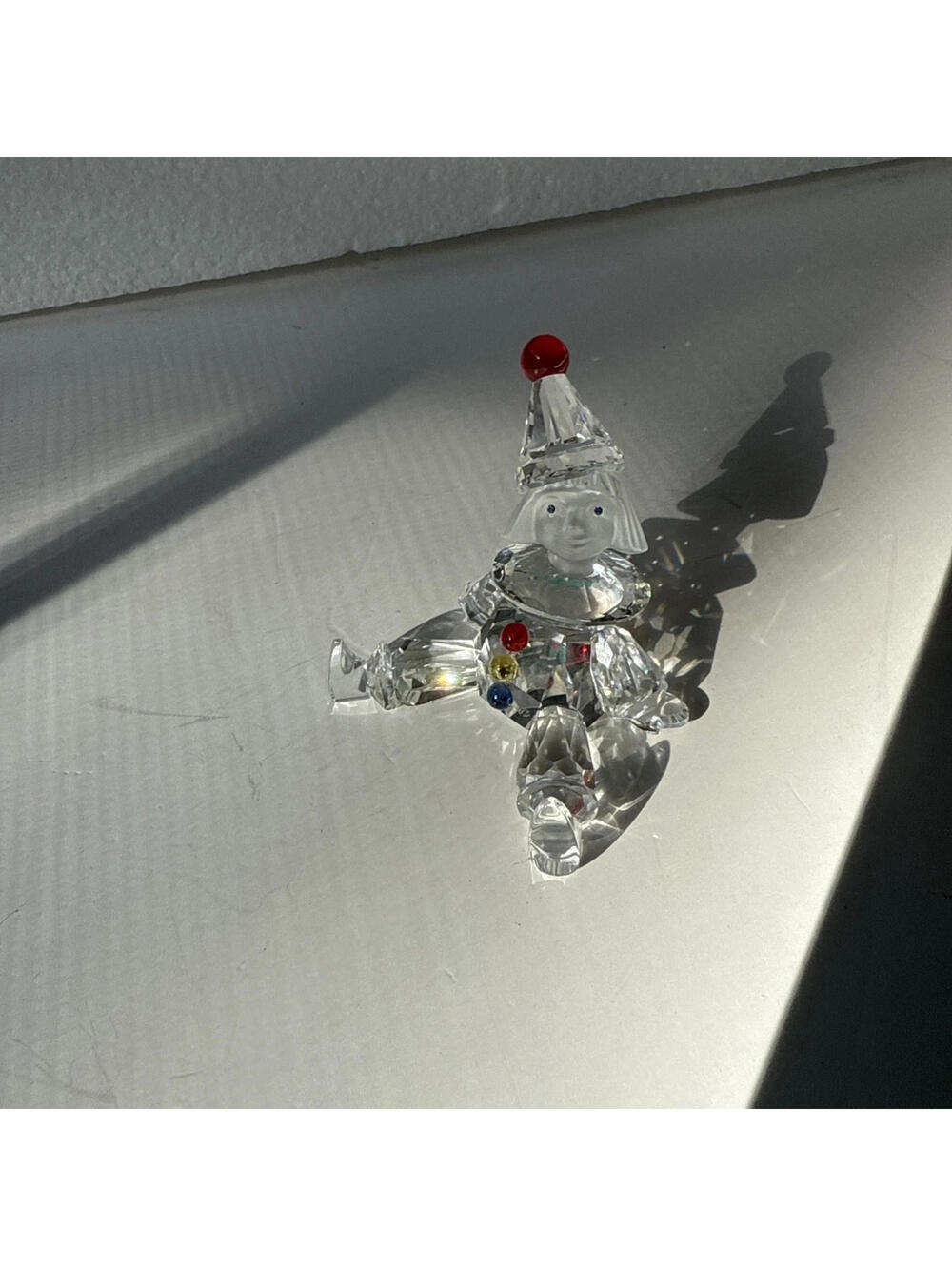 Swarovski Silver Crystal Clown Figurine - Picture 3 of 9